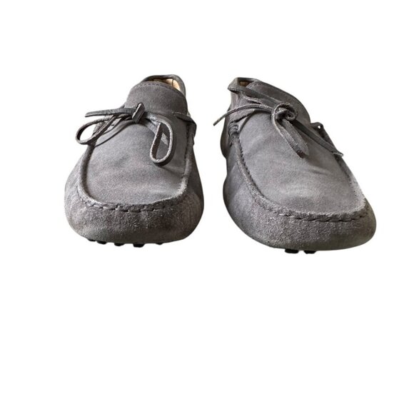 Tod’s Gommino Suede Driver Loafers Gray Men’s Size 9.5 US 8 UK main image 9
